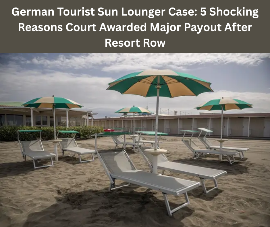 German Tourist Sun Lounger Case